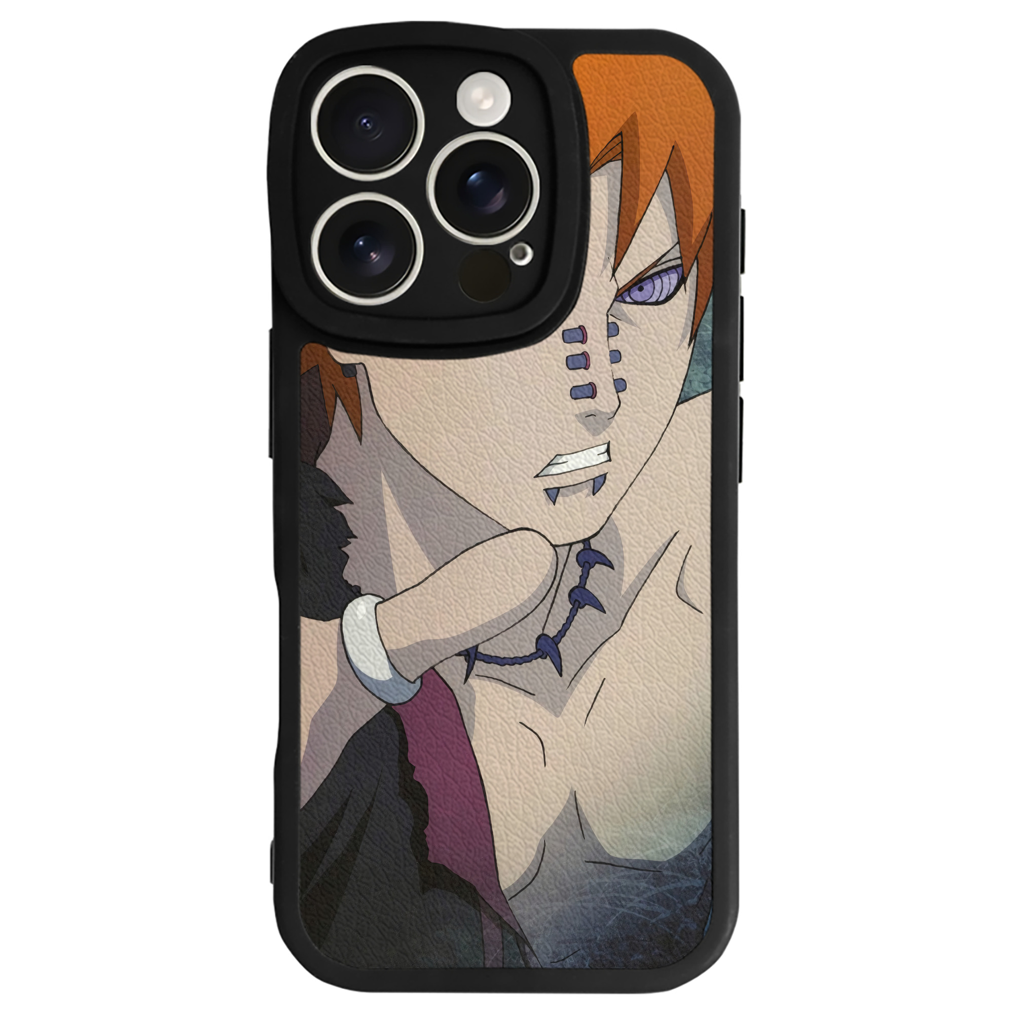 （画像用） NARUTO -ナルト- NARUTO -ナルト- 疾風伝 【iPhone 16シリーズ対応】シリコンスマホケース（レザー調） 材質：シリコン